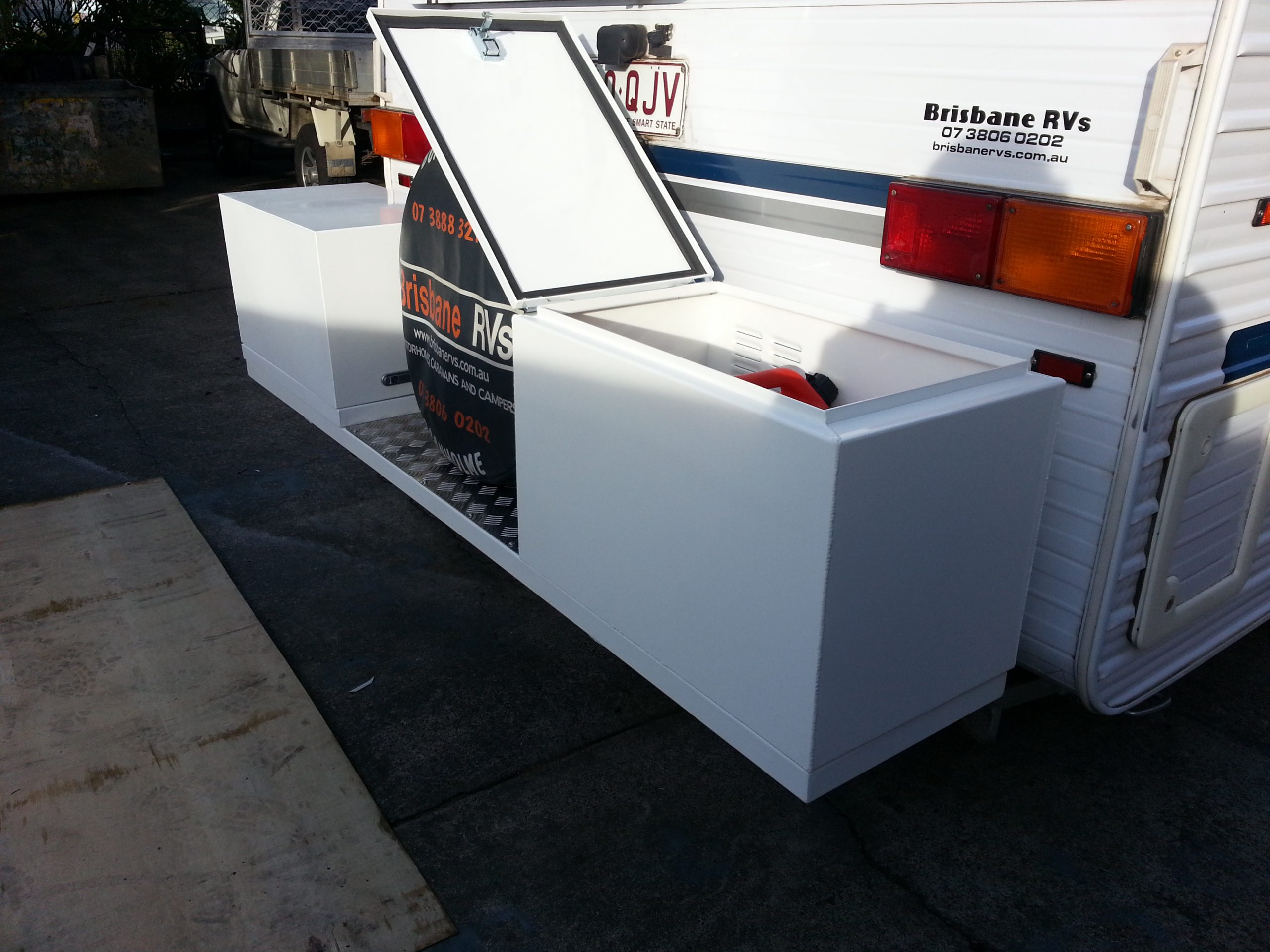 Caravan Modification Custom Fitting and Storage Metalwork Fabrication
